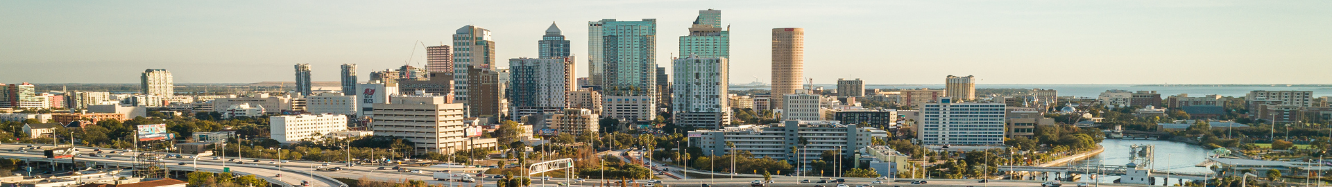 Channel District and Water Street Tampa with modern buildings, walkable streets, and vibrant urban lifestyle