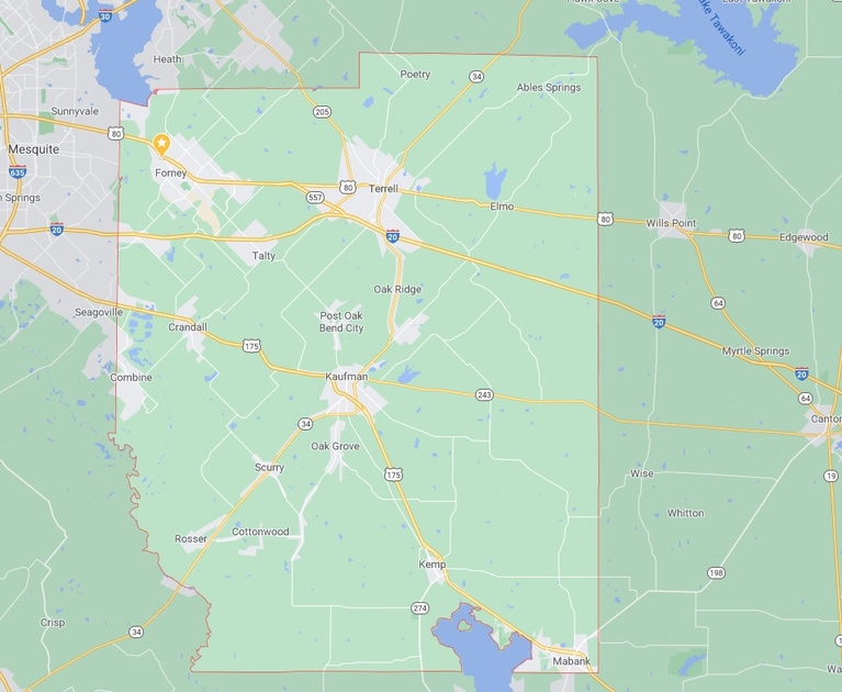 featured area for Kaufman County