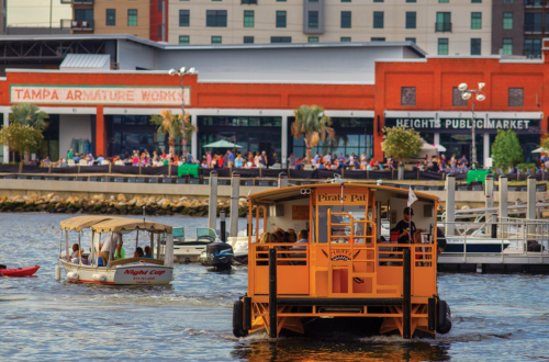 Scenic neighborhood in The Heights, Tampa, highlighting local charm and community vibe