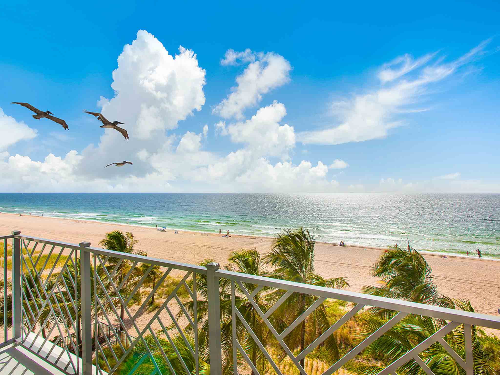 Lauderdale by the Sea view of the Villas by the Sea Townhomes
