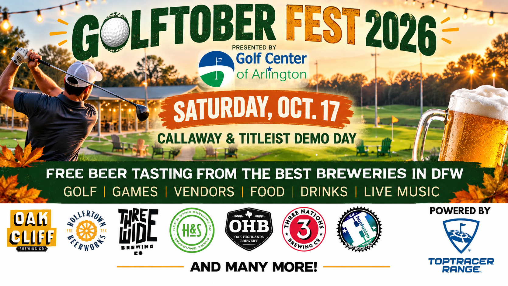 Golftober Fest in Arlington