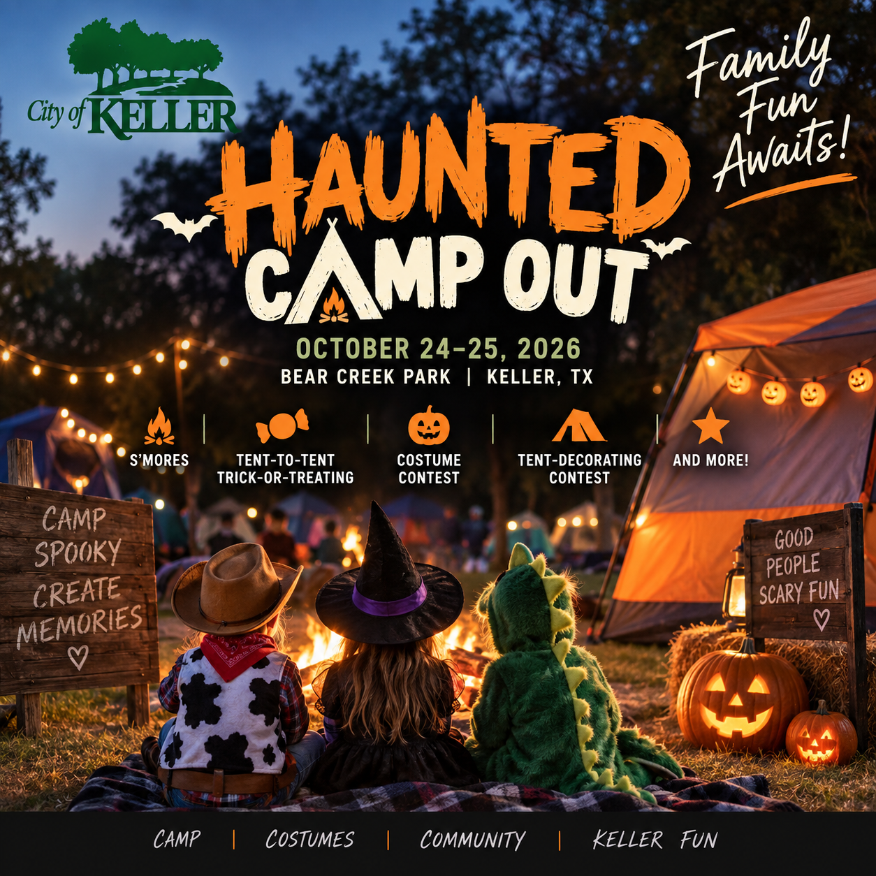 Haunted Camp Out in Keller