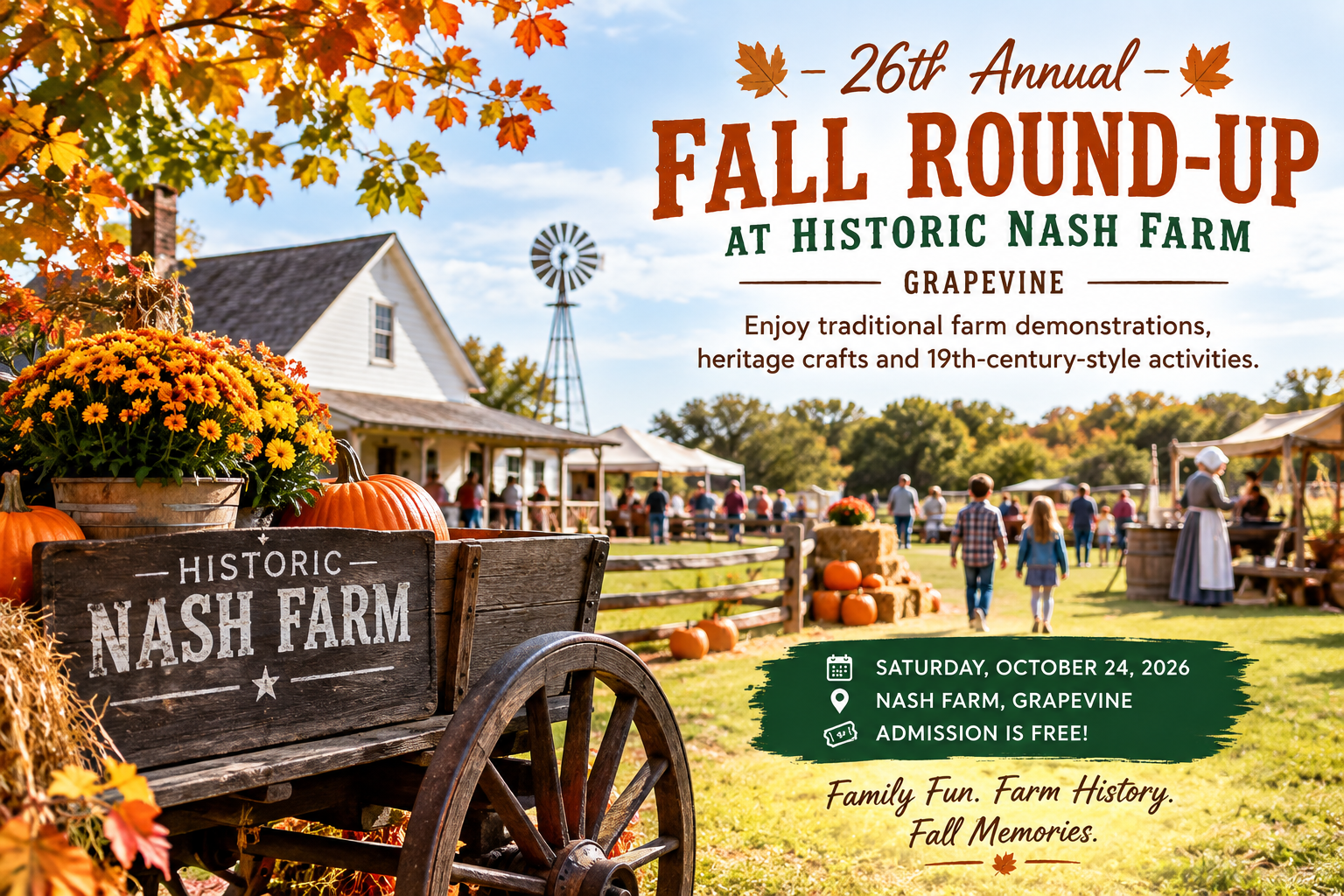 Nash Farm Fall Round-Up in Grapevine