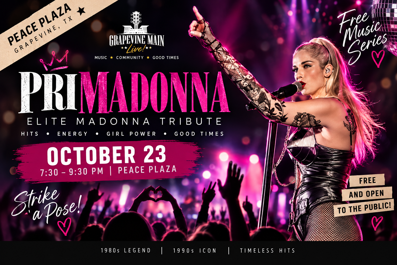 PriMadonna Madonna tribute concert in Grapevine