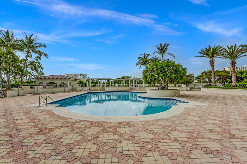 Tropical Resort-Style Pool Deck on Galt Mile
