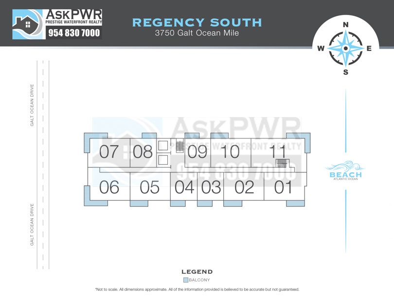 Regency Tower Building Floor Plan