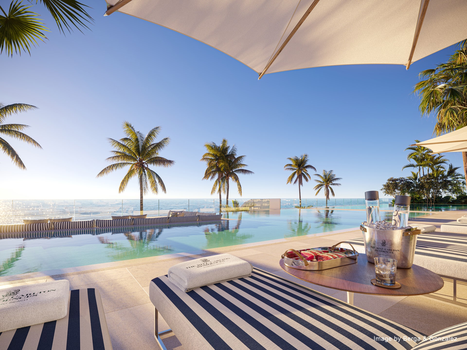 The Beach Tower Pool Close-up