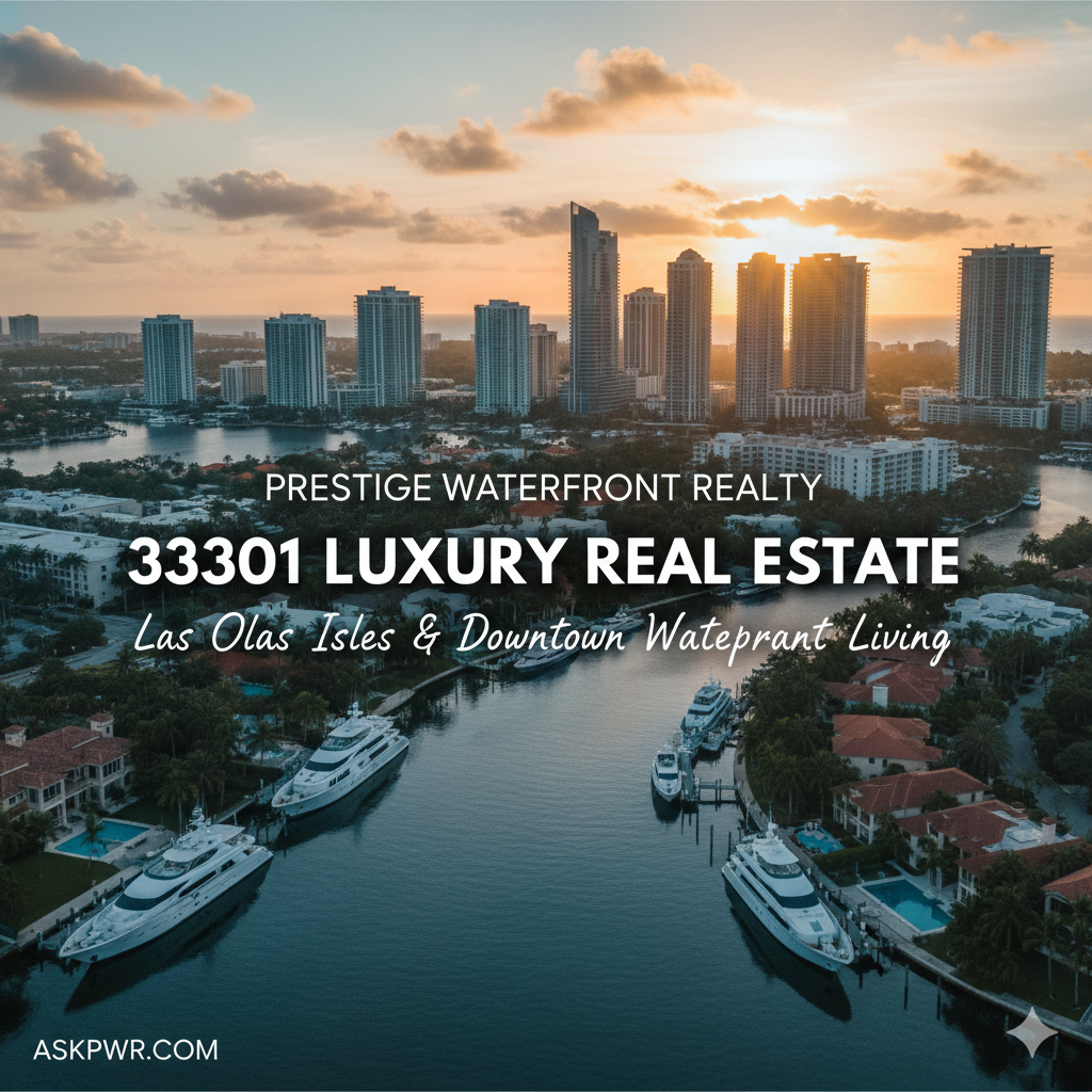 33301 Luxury Real Estate Las Olas Isles &amp; Downtown Waterfront Living | Prestige Waterfront Realty