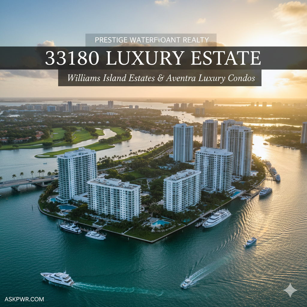 33180 Luxury Real Estate Williams Island Estates &amp; Aventura Luxury Condos | Prestige Waterfront Realty