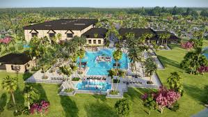 erdana Village gated new construction community with resort amenities in Estero Florida