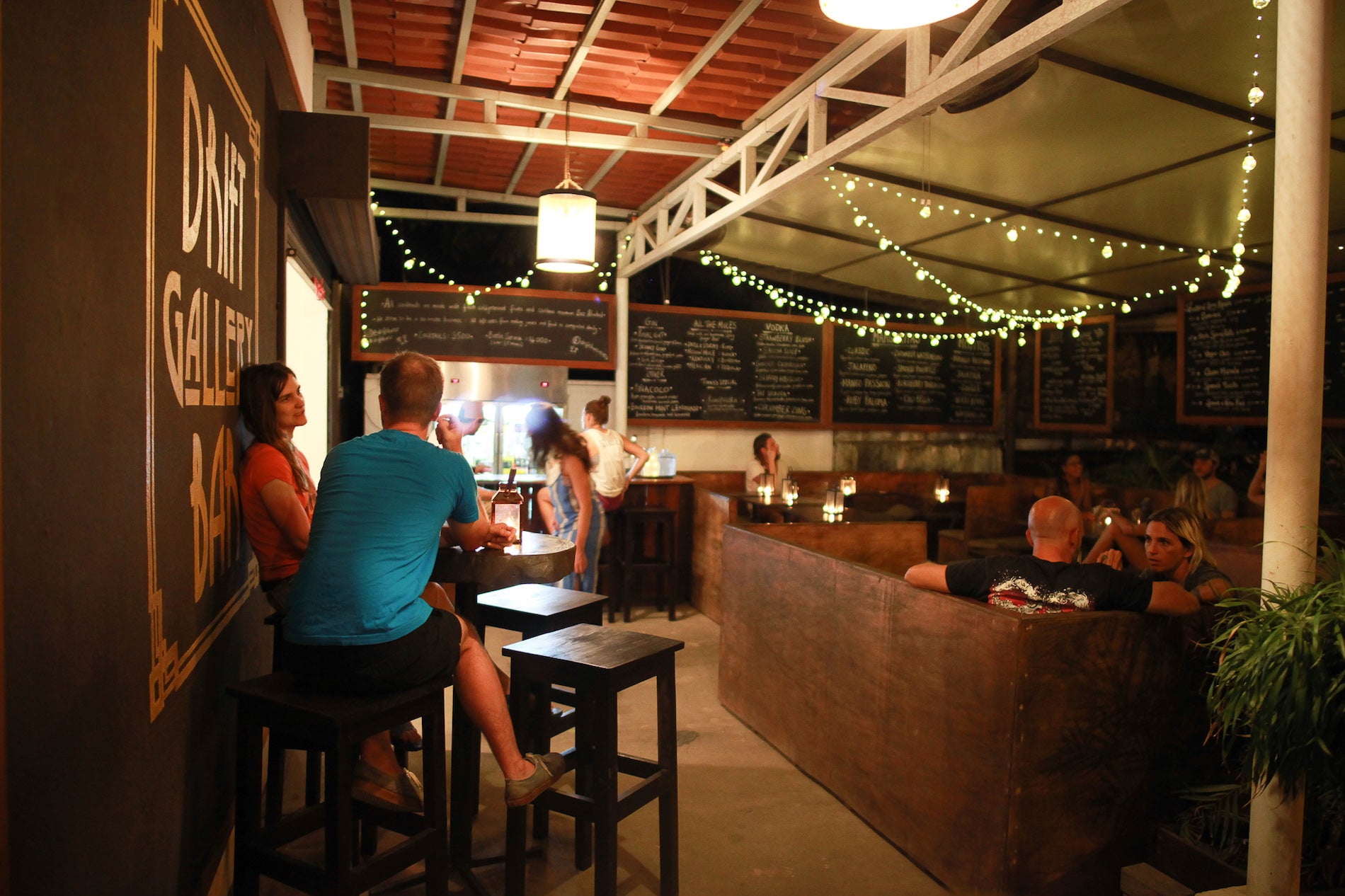 Drift Bar - Incredible cocktails, vegan and vegetarian food, and amazing art work!