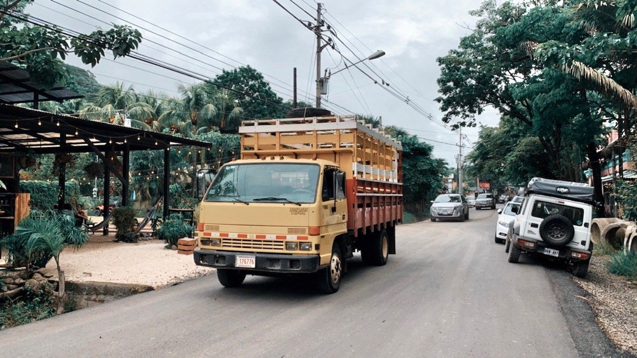 History in the Making for Santa Teresa! A Paved road 
