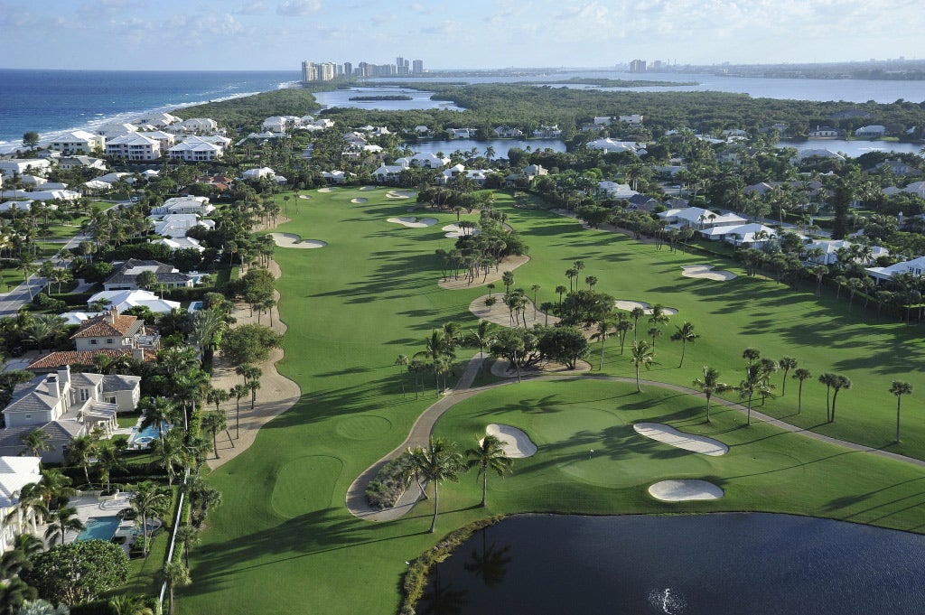 The course from above