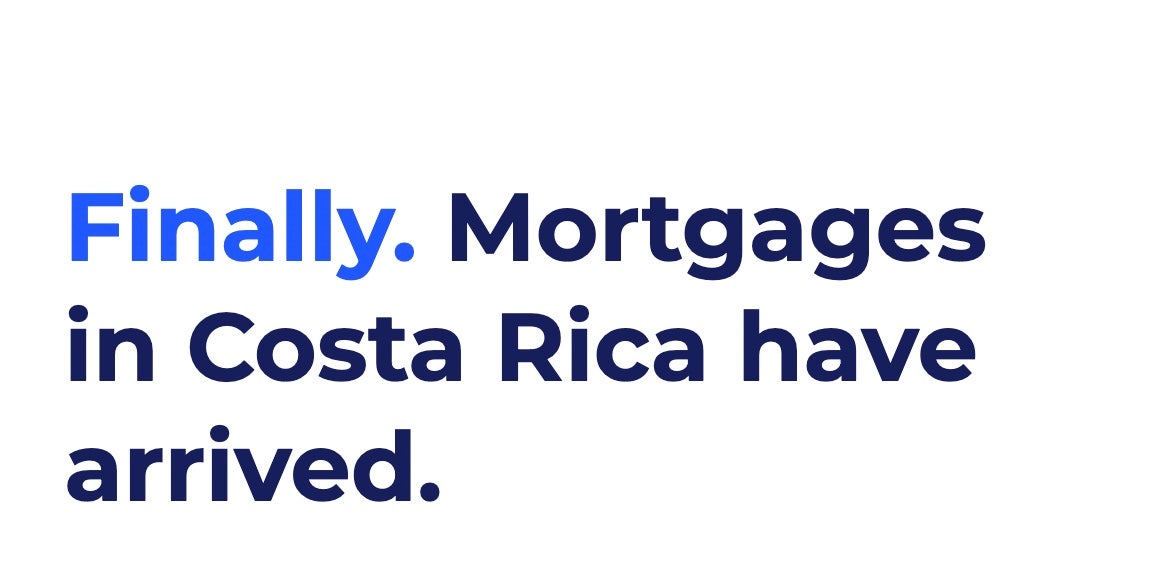 Competitive Real Estate Lending Now in Costa Rica