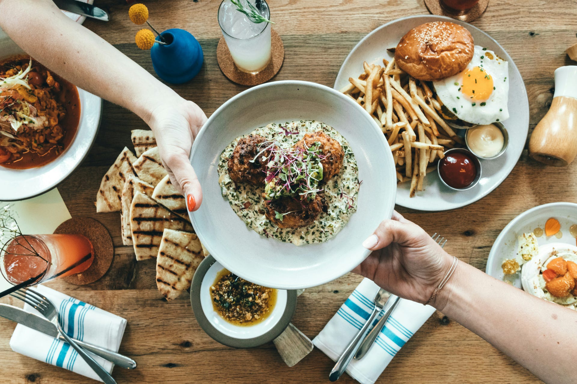 Orlando restaurant dining showcasing the city's diverse cuisines