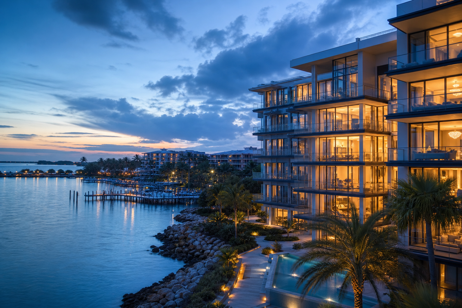 What is it like to live in a luxury waterfront condo in St. Pete Beach?
