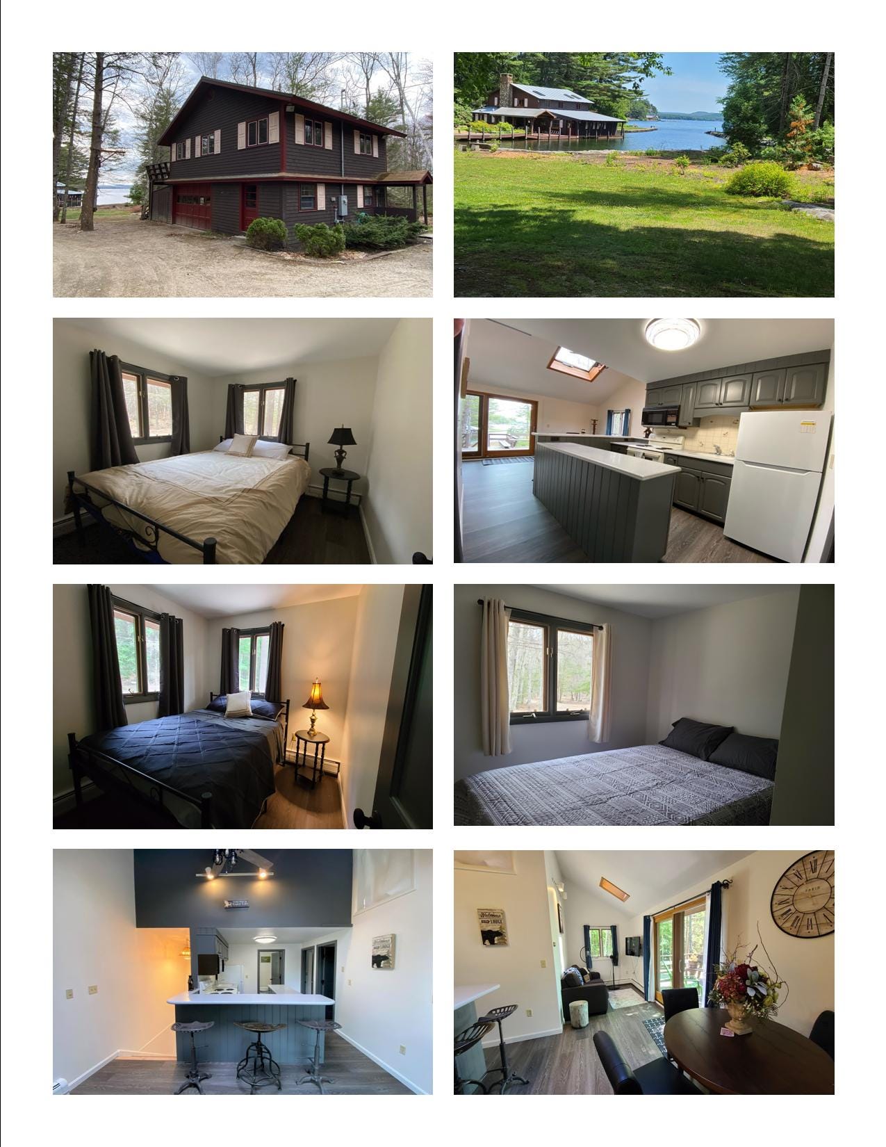Wolfeboro 2 bedroom summer rental on Lake Winnipesaukee
