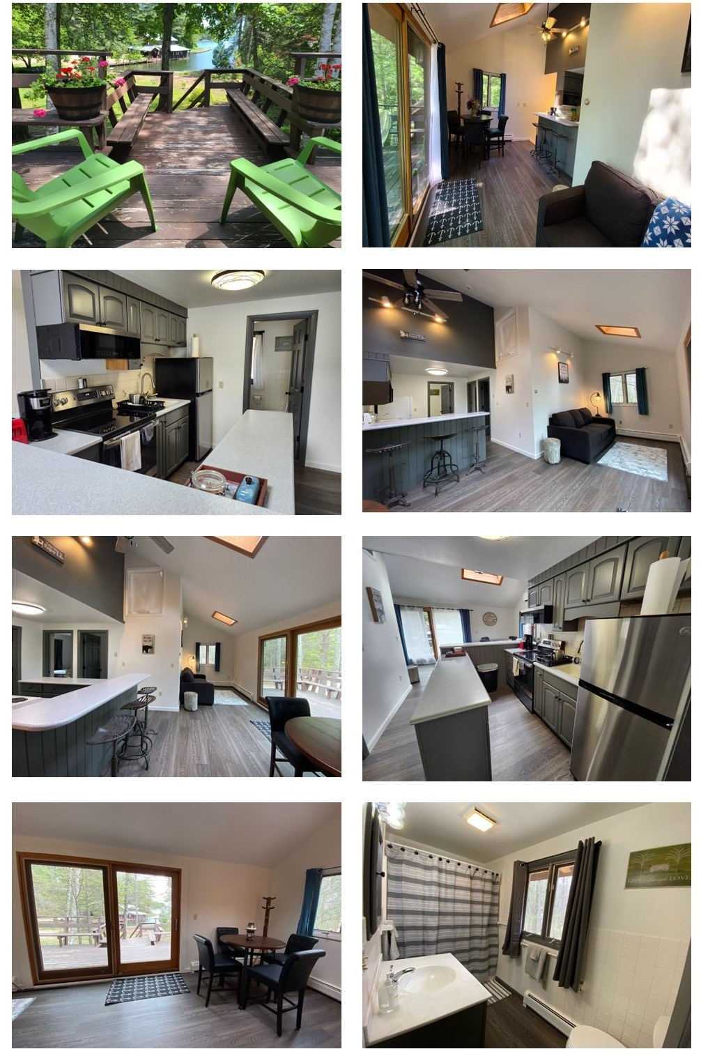 Wolfeboro 2 bedroom summer rental on Lake Winnipesaukee