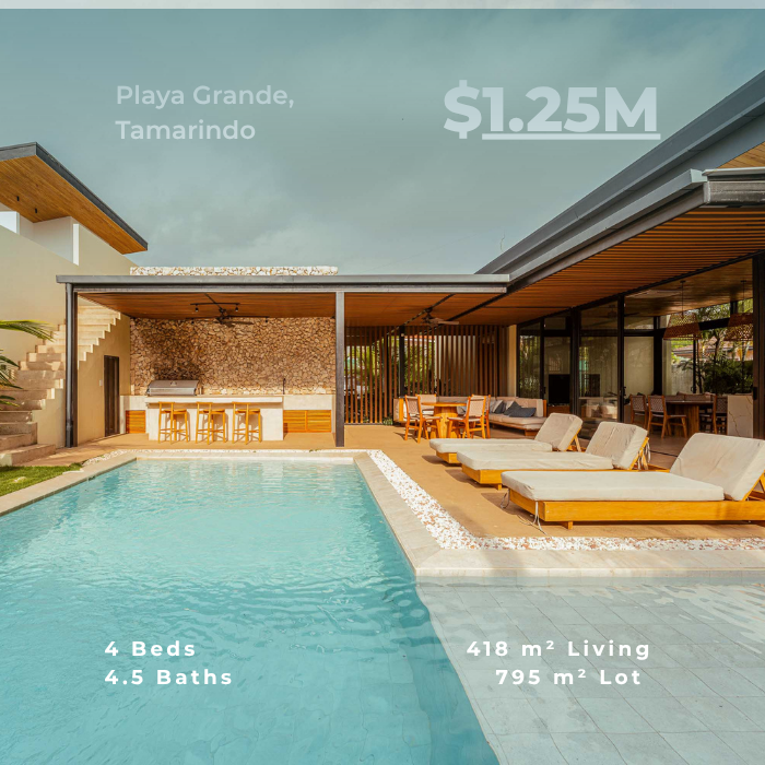 Contemporary home in Playa Grande